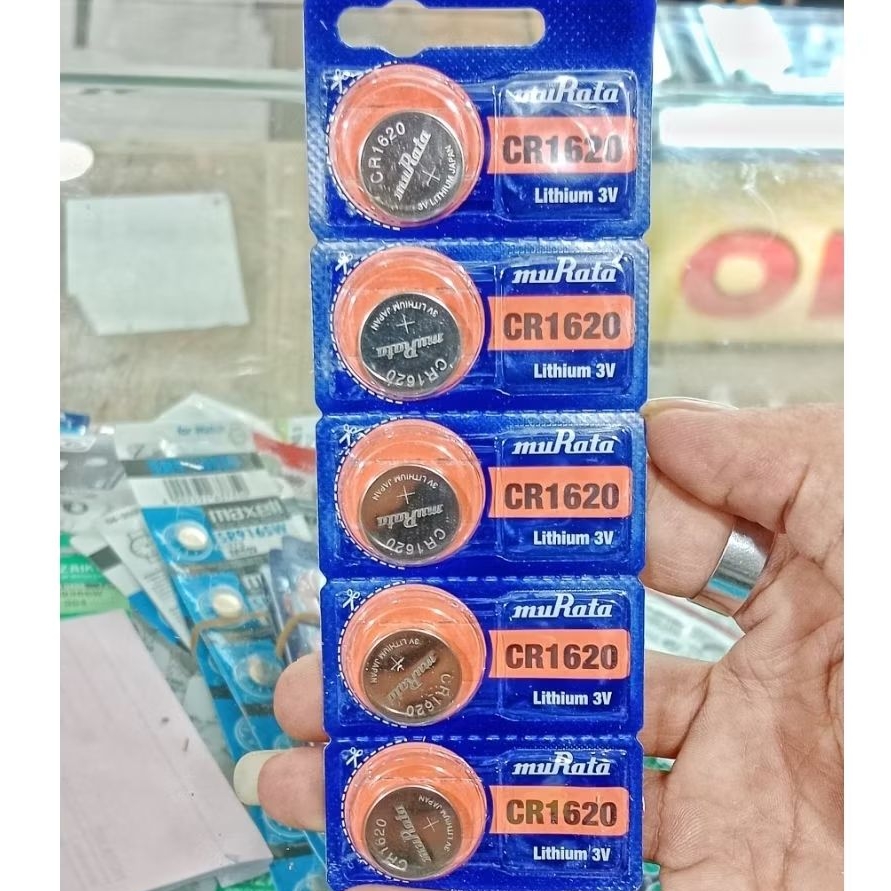 Baterai CR1620 Murata  Cr 1620 Original Lithium 3Volt