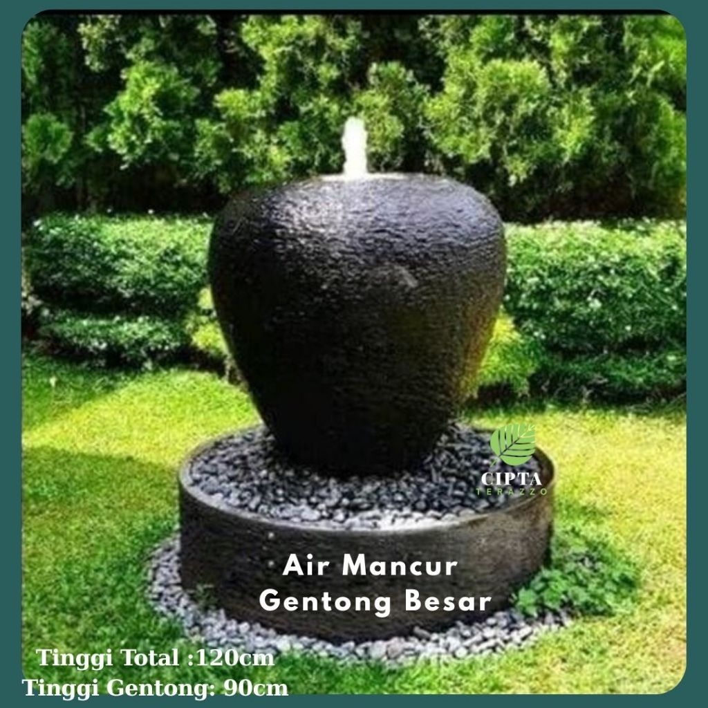 Air Mancur Terrazo Gentong Besar | Air Mancur Terrazo