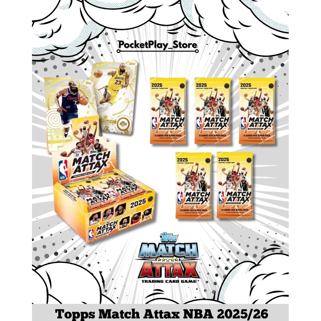 Topps Match Attax NBA 2025 - Booster Pack