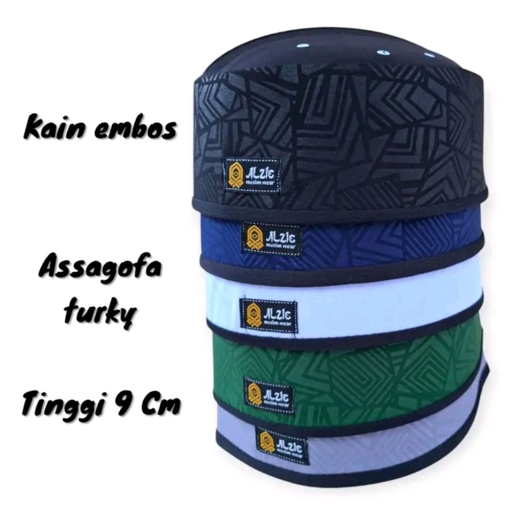 (ECER) peci assagofah turki peci songkok