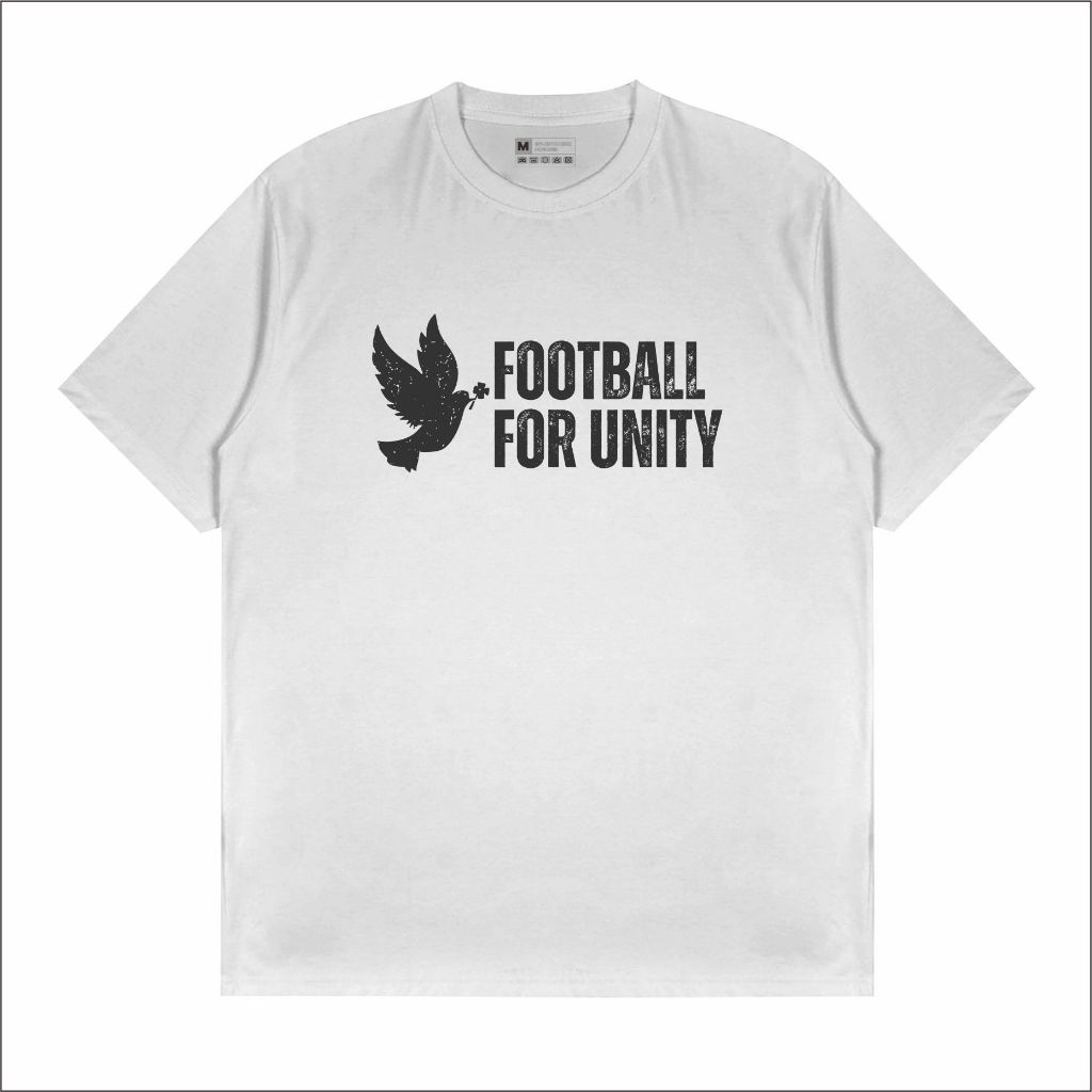 Kaos Distro Football For Unity Putih Casual Ultras Hooligans