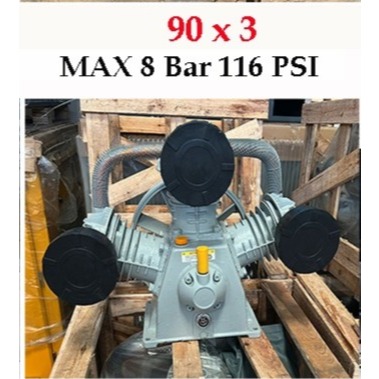 kepala kompresor 10 hp headpump bare compressor air 10hp 3 piston