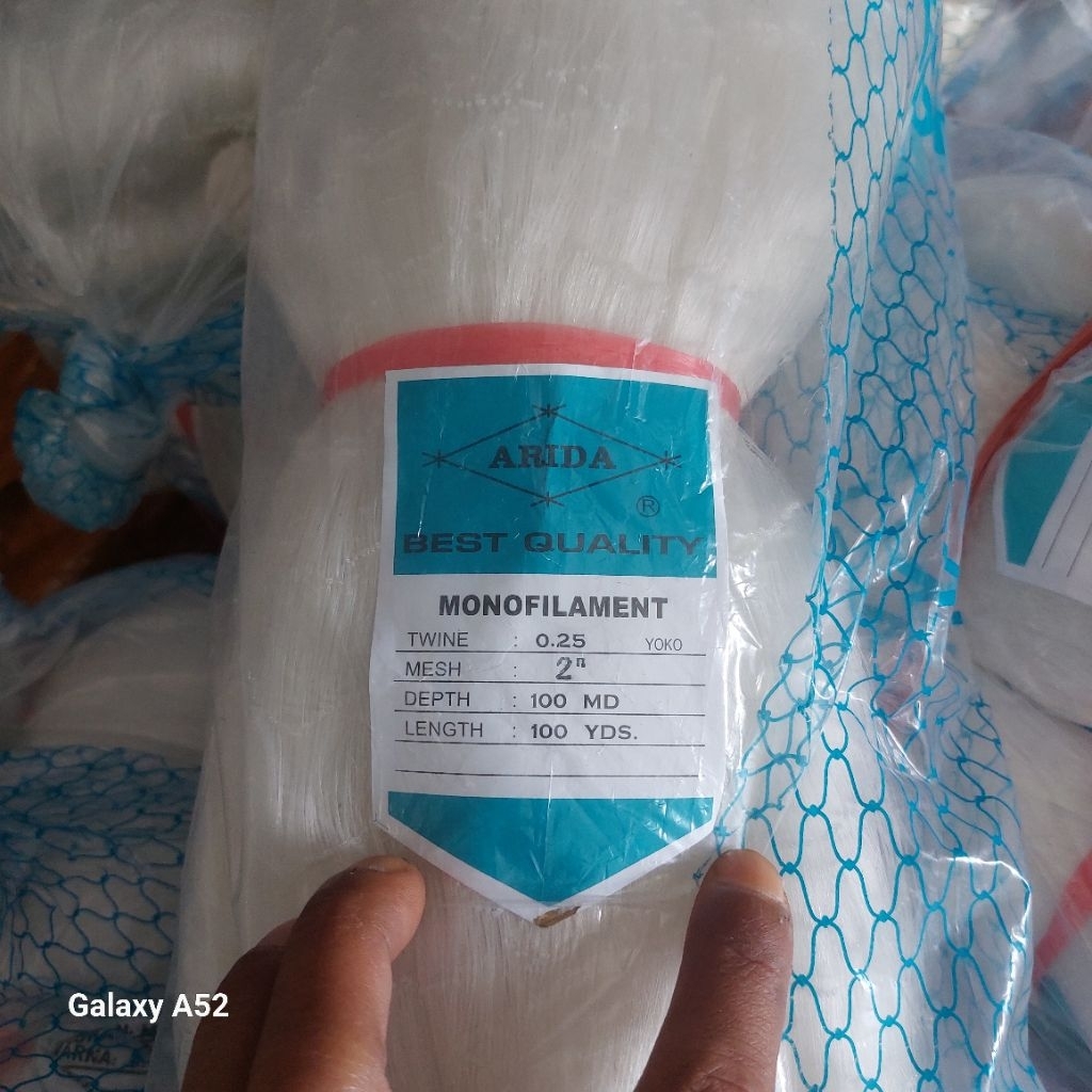 Jaring ARIDA 2 inchi 0.25 100Md X 100Yds YOKO