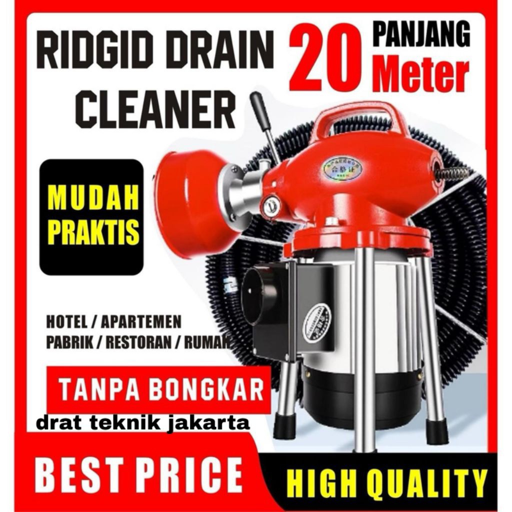 Electric Drain Cleaner machine mesin pembersih pipa air mampet