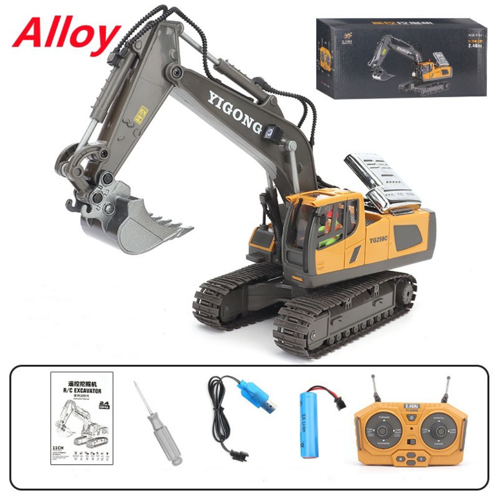 rc excavator yigong 11chennel
