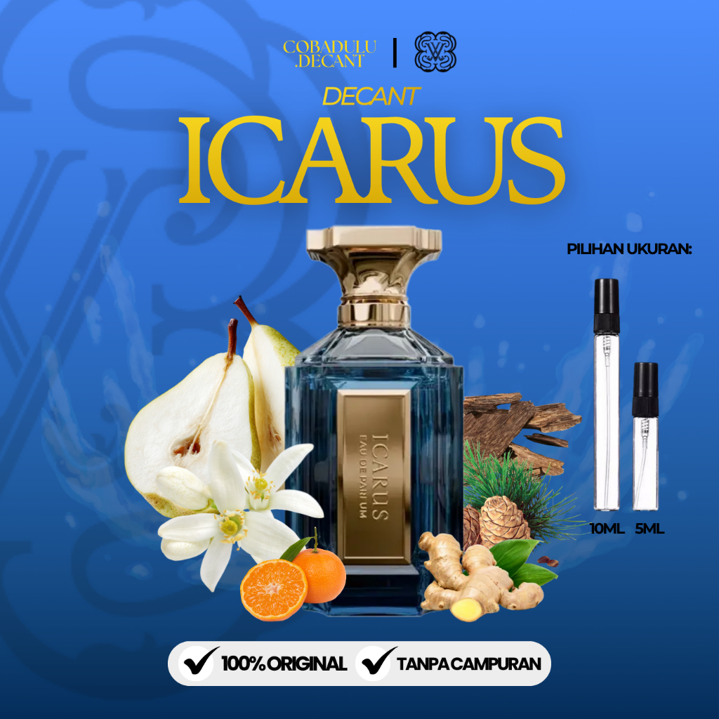 DECANT Velixir Icarus Original Parfum, 5ml & 10ml