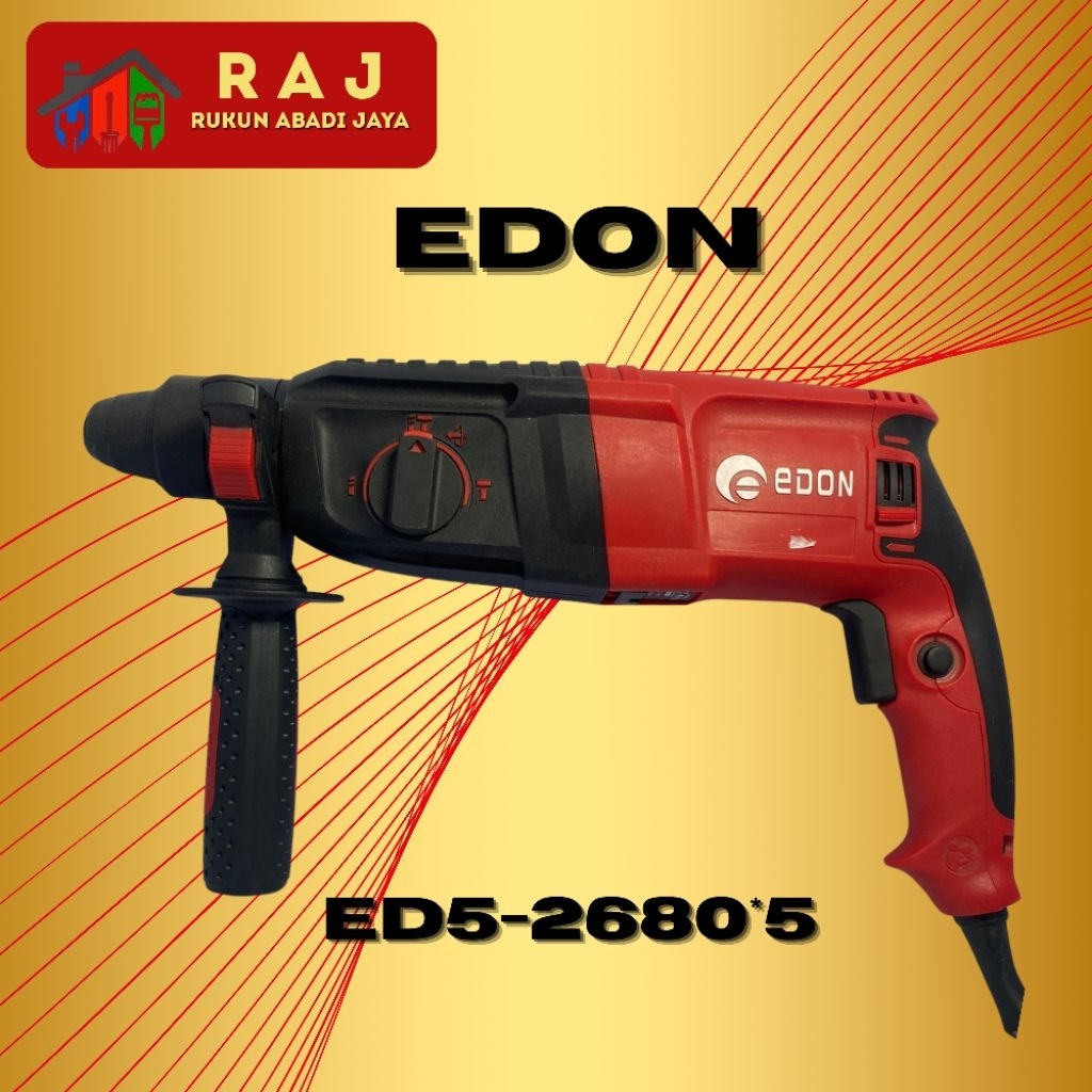 Edon Mesin Rotary Hammer EDS - 2680*5