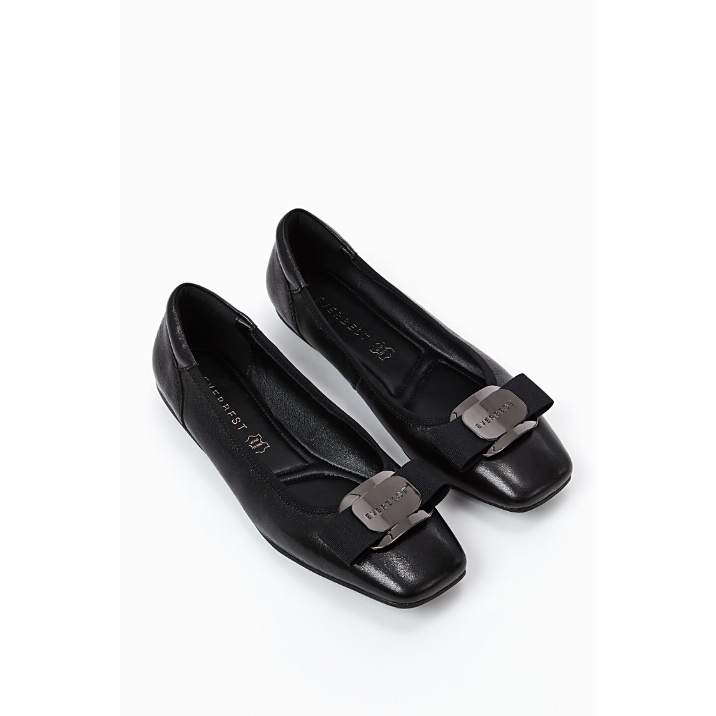 Everbest NARCIE Flat Shoes Wanita Black