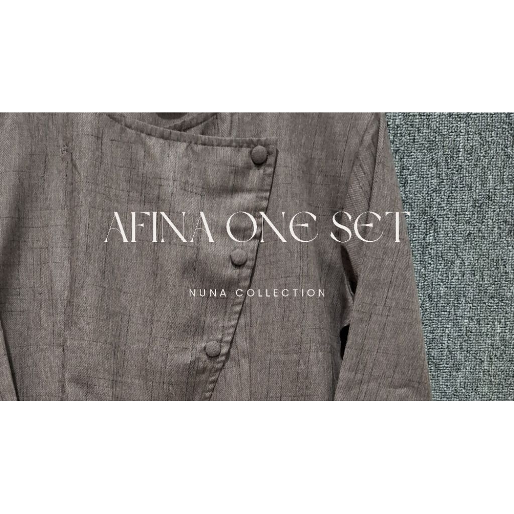 NUNA - Afina Tunik Set (One Set Tunik Rok)