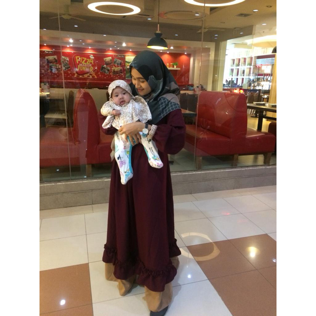 Zahidah - Gamis Ice Cream PRELOVED
