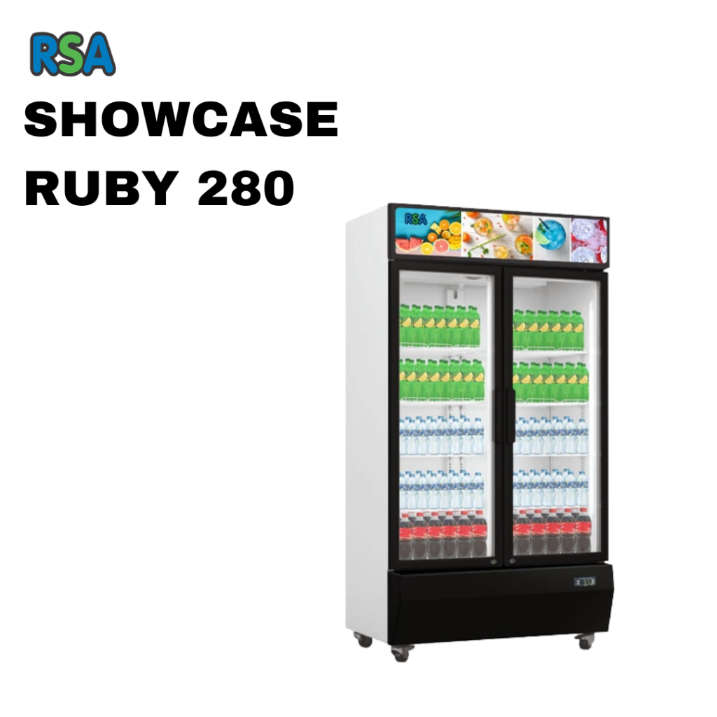 RSA Showcase RUBY 280 Showcase Cooler No Frost LED