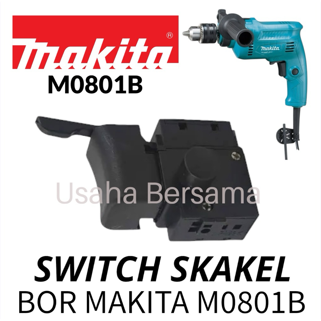 SWITCH SKAKEL M0801B BOR MAKITA ON OFF SAKLAR BOR MAKITA M 0801 B M0801 0801B