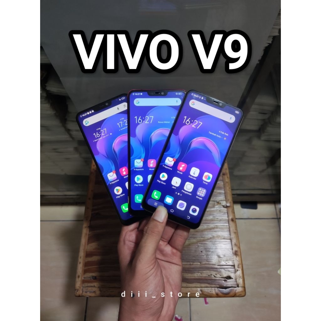 VIVO V9 4/64 GB DUAL SIM 4G LTE SECOND NORMAL SIAP PAKAI