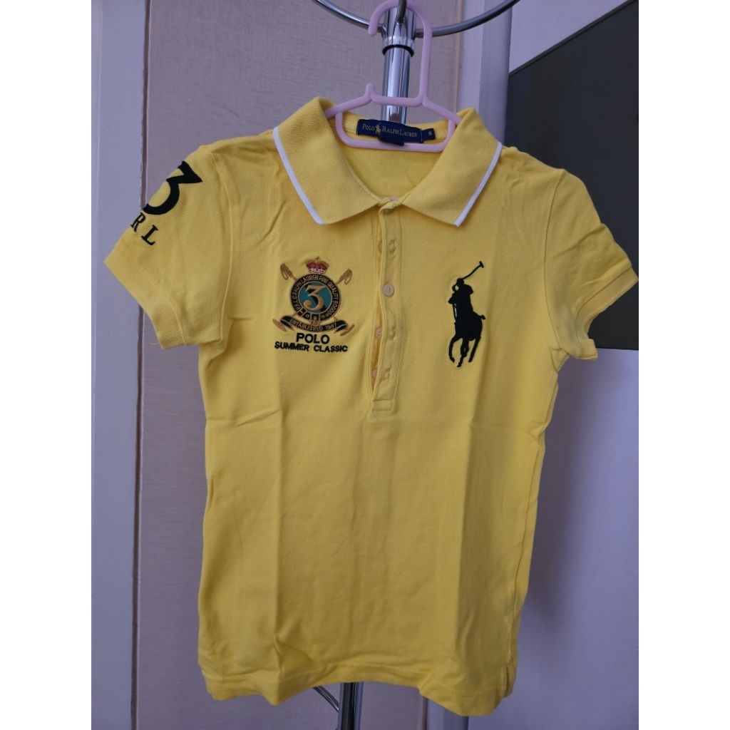 Polo shirt kuning polo ralph lauren PRELOVED/BEKAS