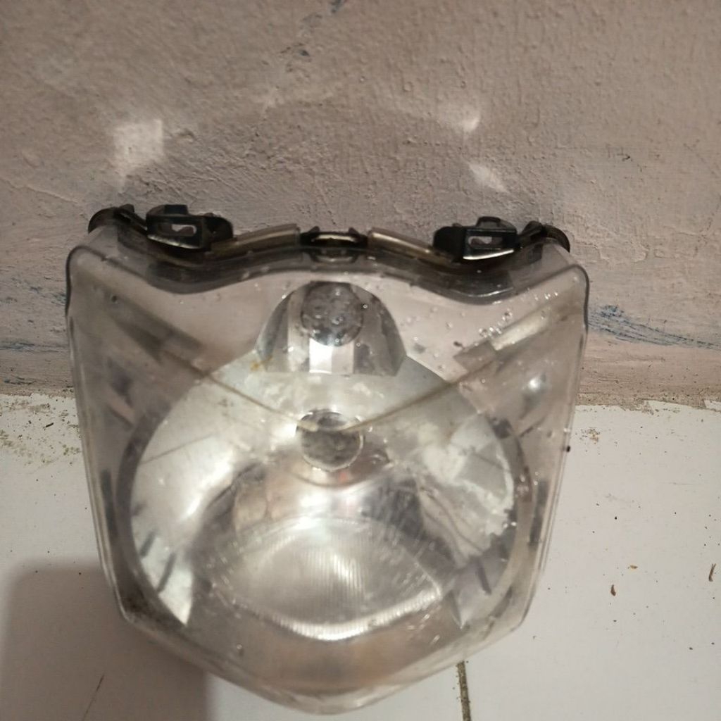 reflektor lampu depan honda beat karbu ori