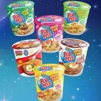 Pop Mie Laperr Time Jumbo mie cup instant PopMie 75gr rasa AYAM / BASO / KARI / SOTO