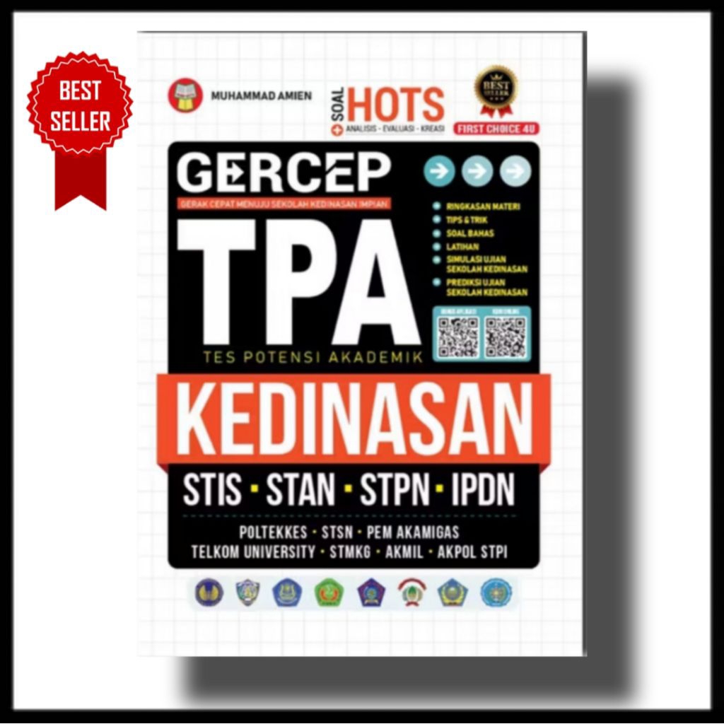 BUKU GERCEP TPA KEDINASAN STIS STAN STPN IPDN