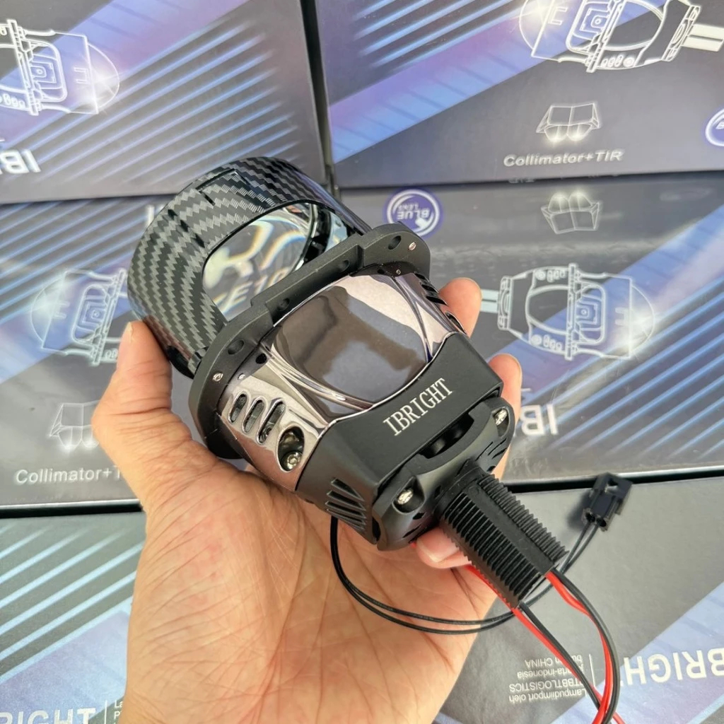 Ibright ZE1000 2.5 Inch Blue Lens Projector