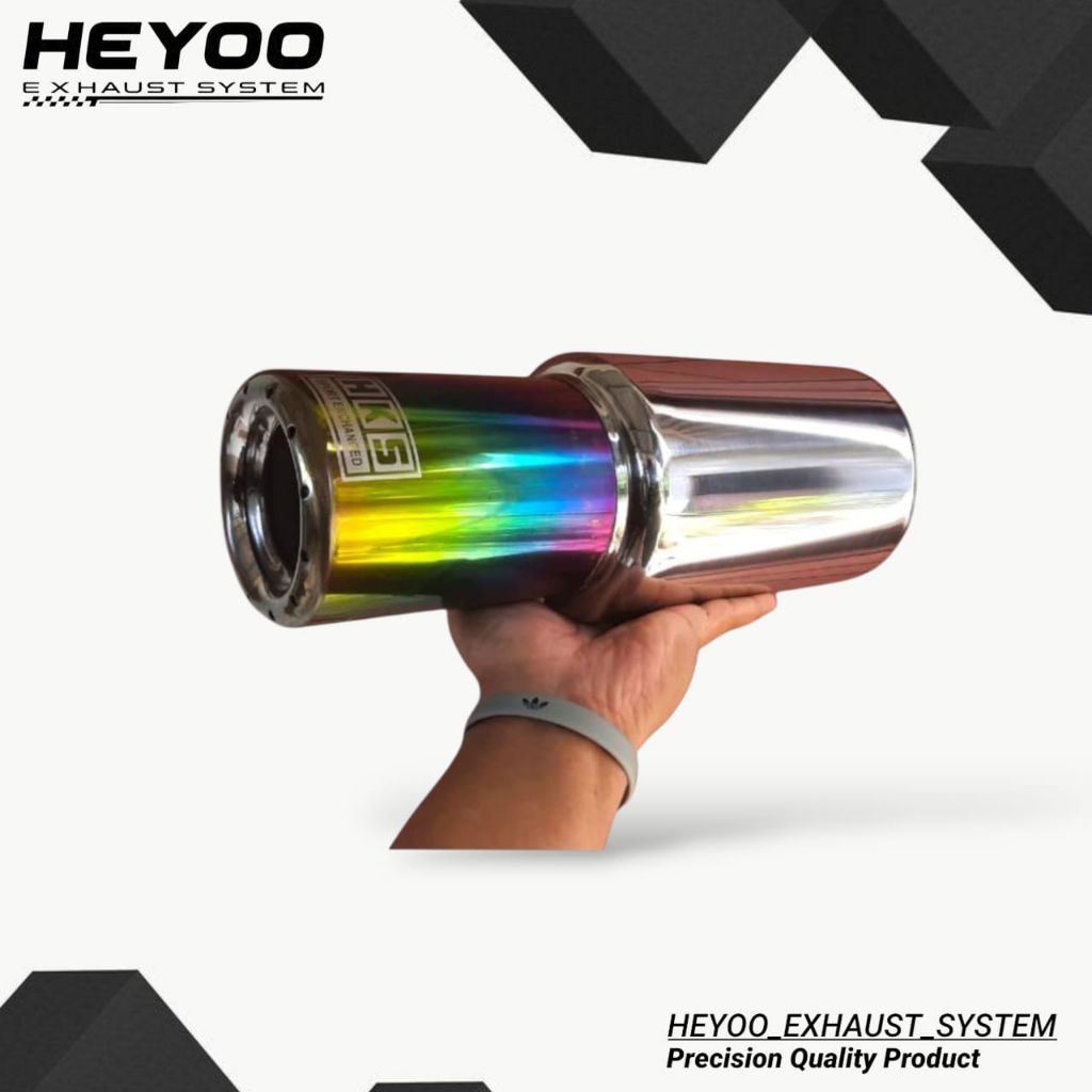 KNALPOT HKS FULL STAINLESS SUARA BASS ADEM / BASS ULEM