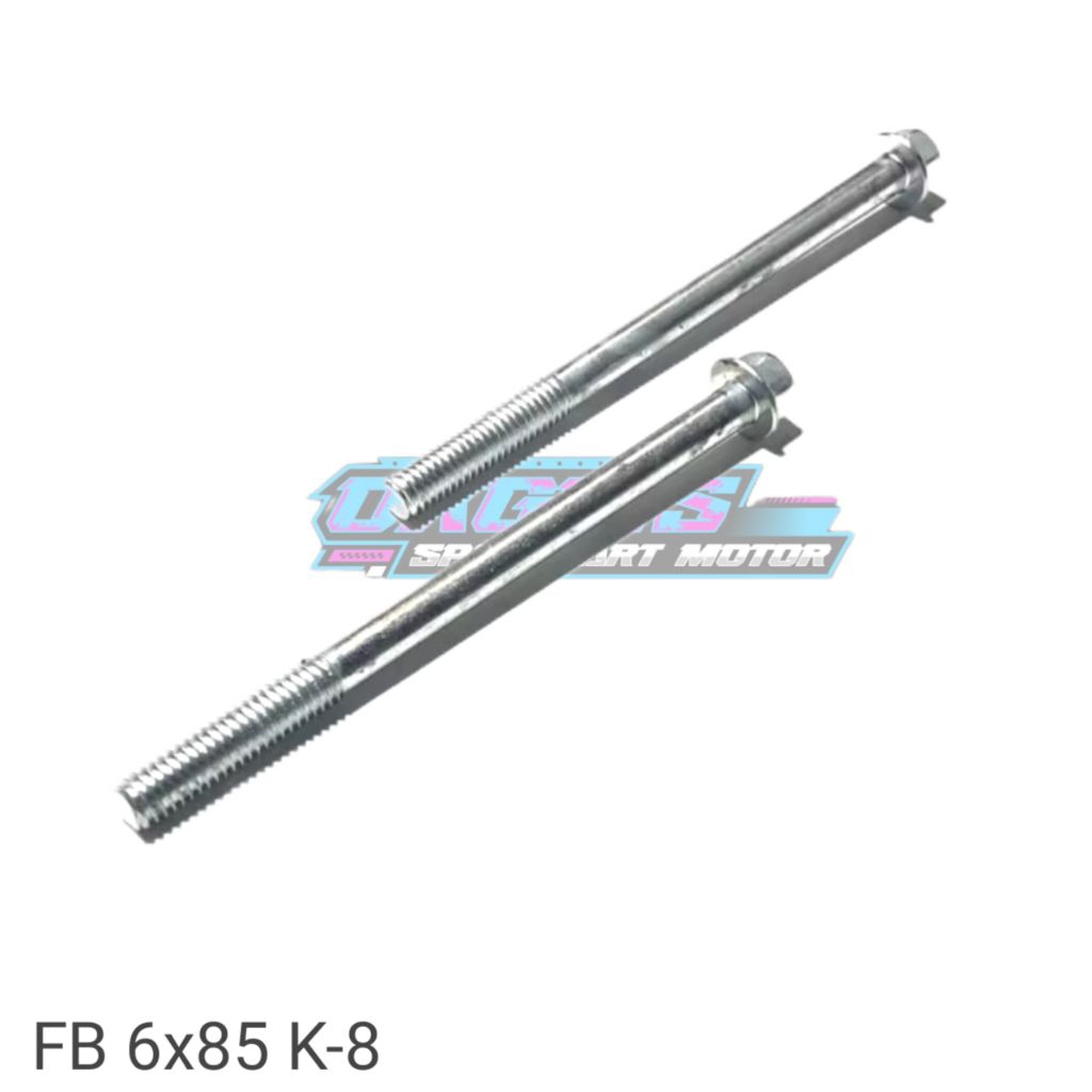 Baut Mesin Calter M6x85 Baut 10 Kunci 8 Panjang 8,5cm Universal