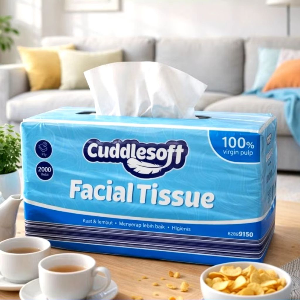 TERLARIS BISA COD Cuddle Soft Facial Tissue 2000 Sheet 2ply Tisu Muka Murah Cuddlesoft Lembut Aman K