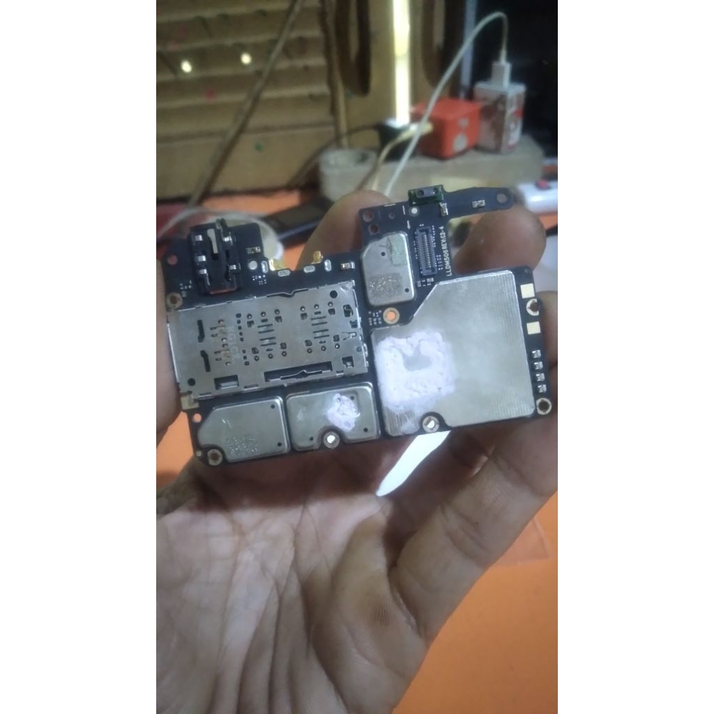 mesin redmi 9a matot segel di chas panas