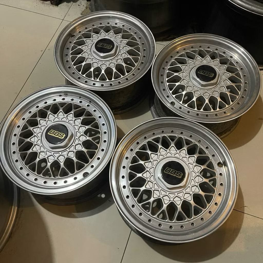 Velg Original BBS RS Ring 13. Made in Germany. Lebar 6. Et 28. Pcd 4x100. For Wuling EV, Karimun, St