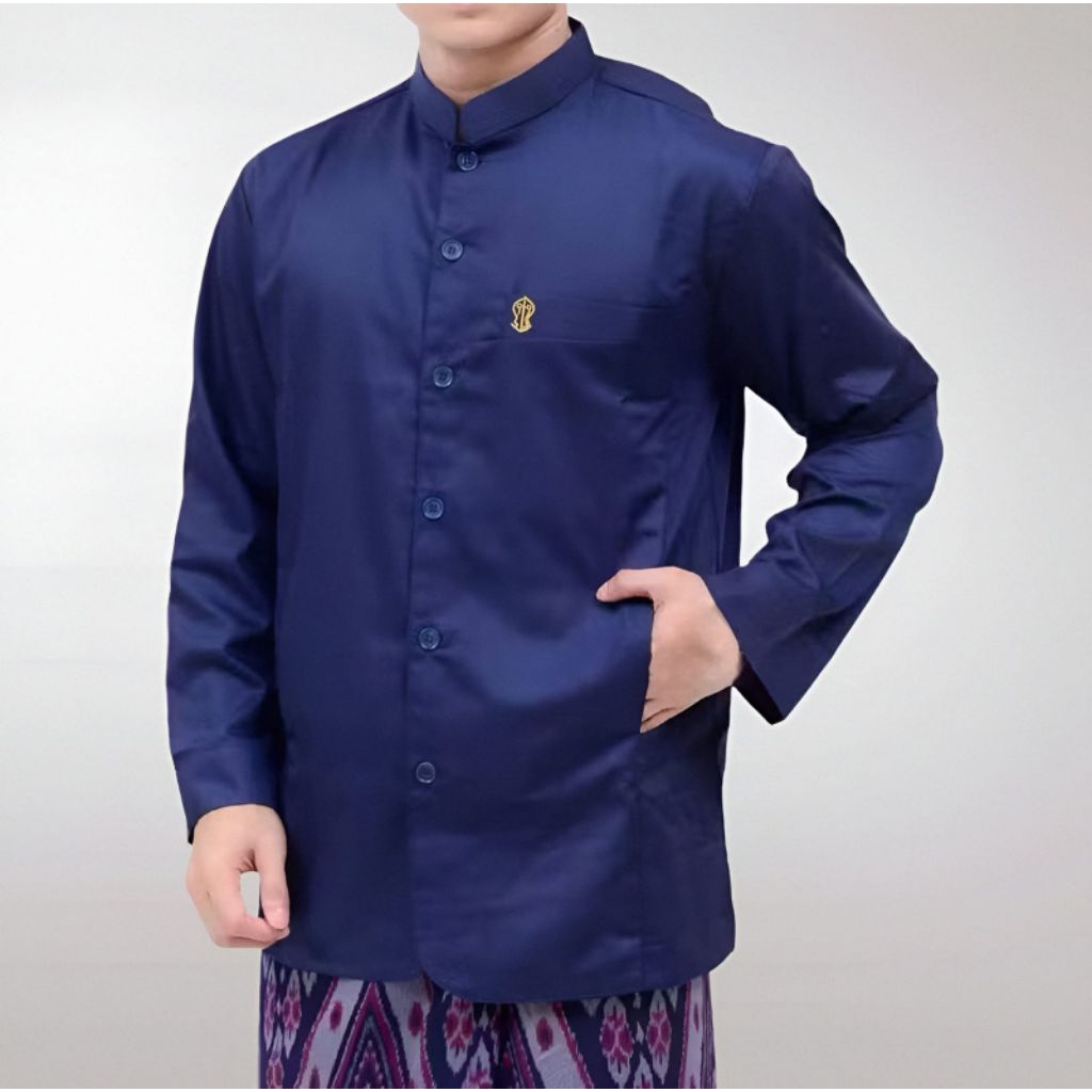 Baju Koko Haibah Semi Jas Exclusive Kafana Pria Dewasa Premium Tebal