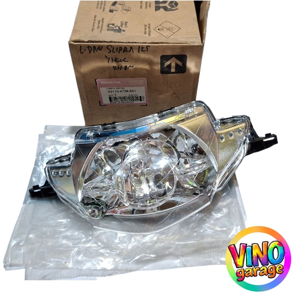 33110-KTM-851 Reflektor headlamp Lampu Depan Supra X 125 Old Lama Karbu supra x 125 awal Original AH