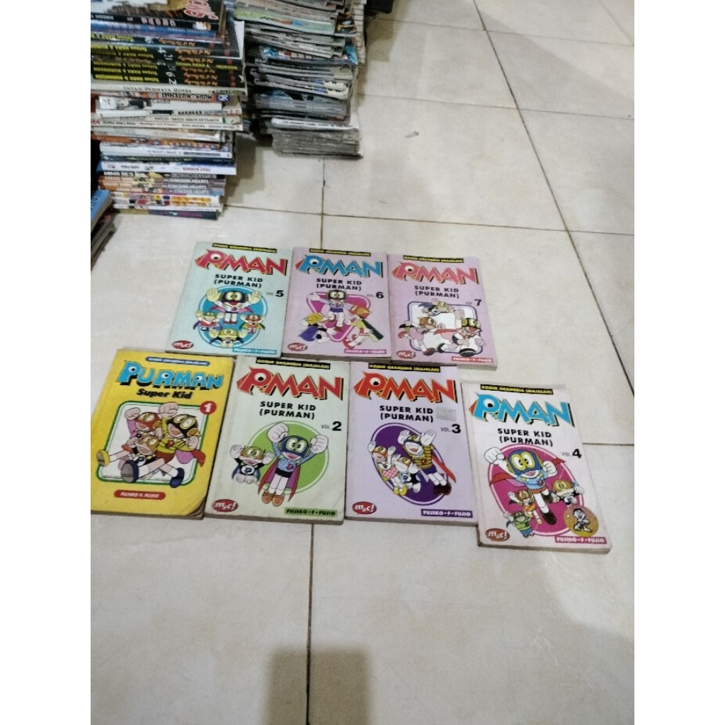 Komik Fujiko F Fujio - P.Man / PurMan : Super Kid 1-7 (End)