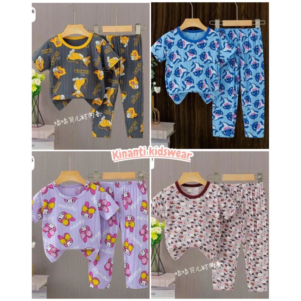 piyama organik anak/piyama import anak