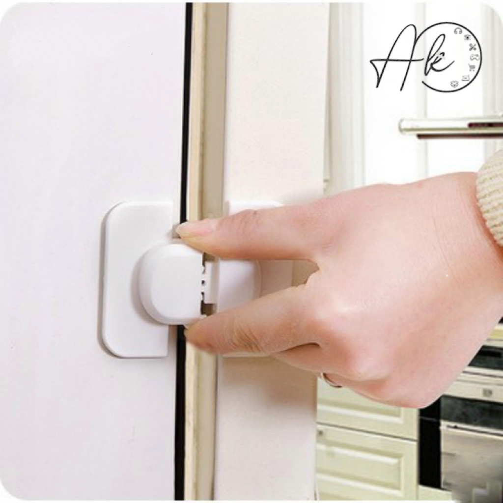Safety Lock Pintu Kulkas Pengunci Tambahan Tempel - S1843
