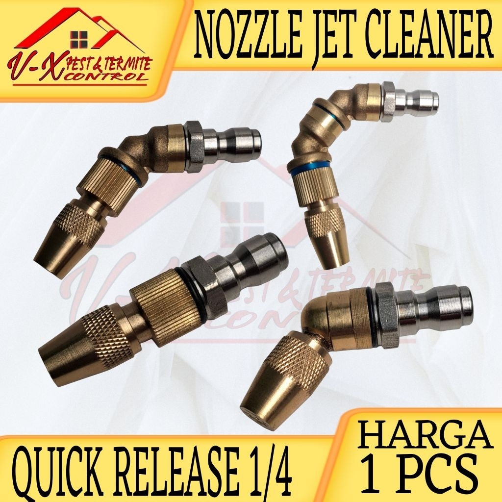 Nozzle Jet Cleaner Konektor Quick Release 1/4