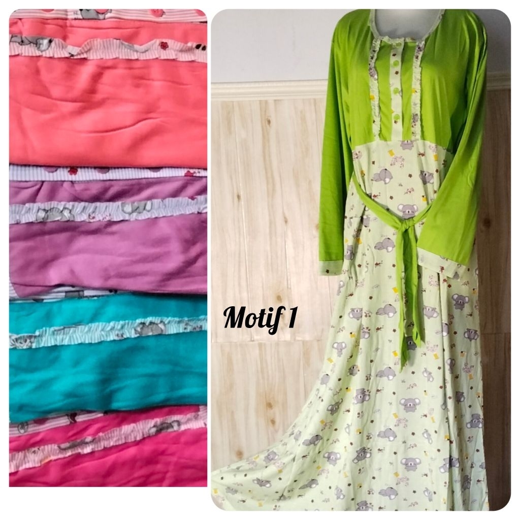 Gamis homedress jumbo, Gamis kaos AMRO XXL, Daster gamis kaos premium