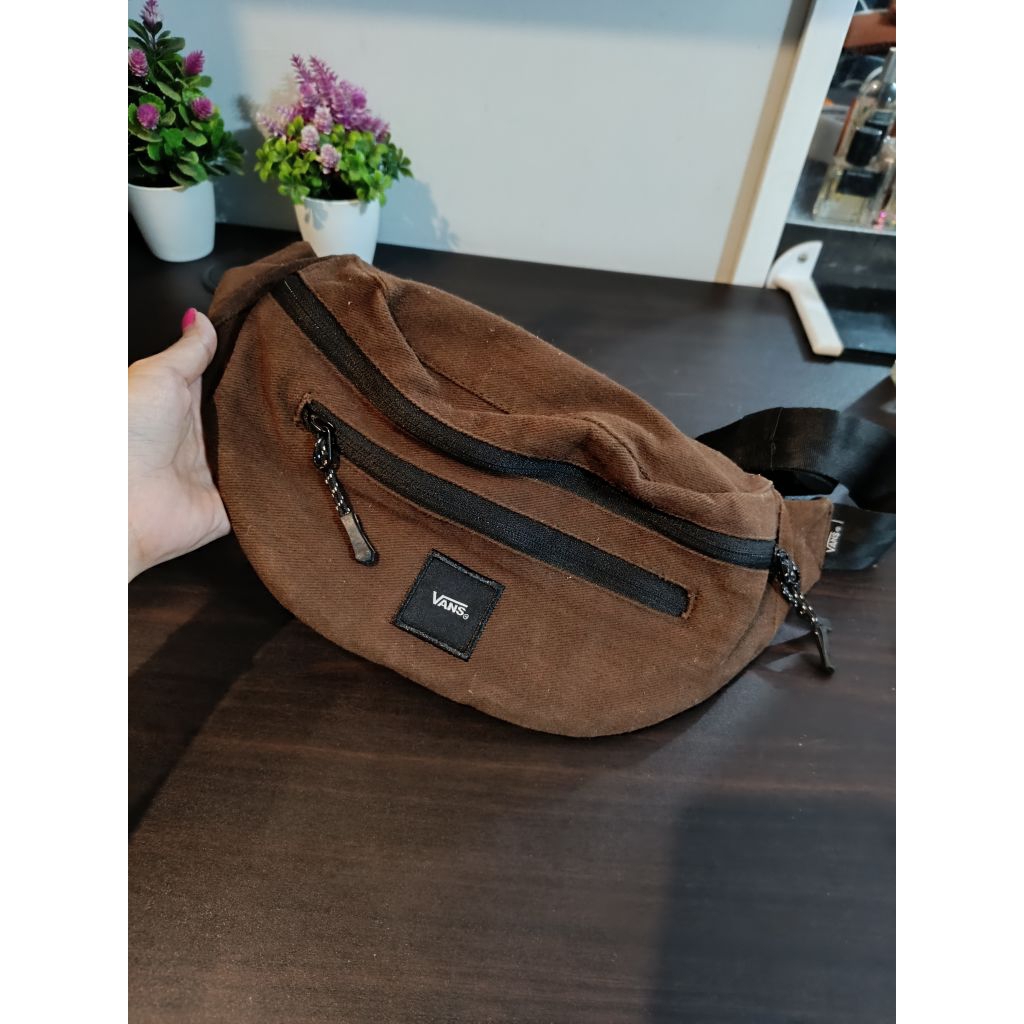 VANS Waist Bag Original Preloved Coklat