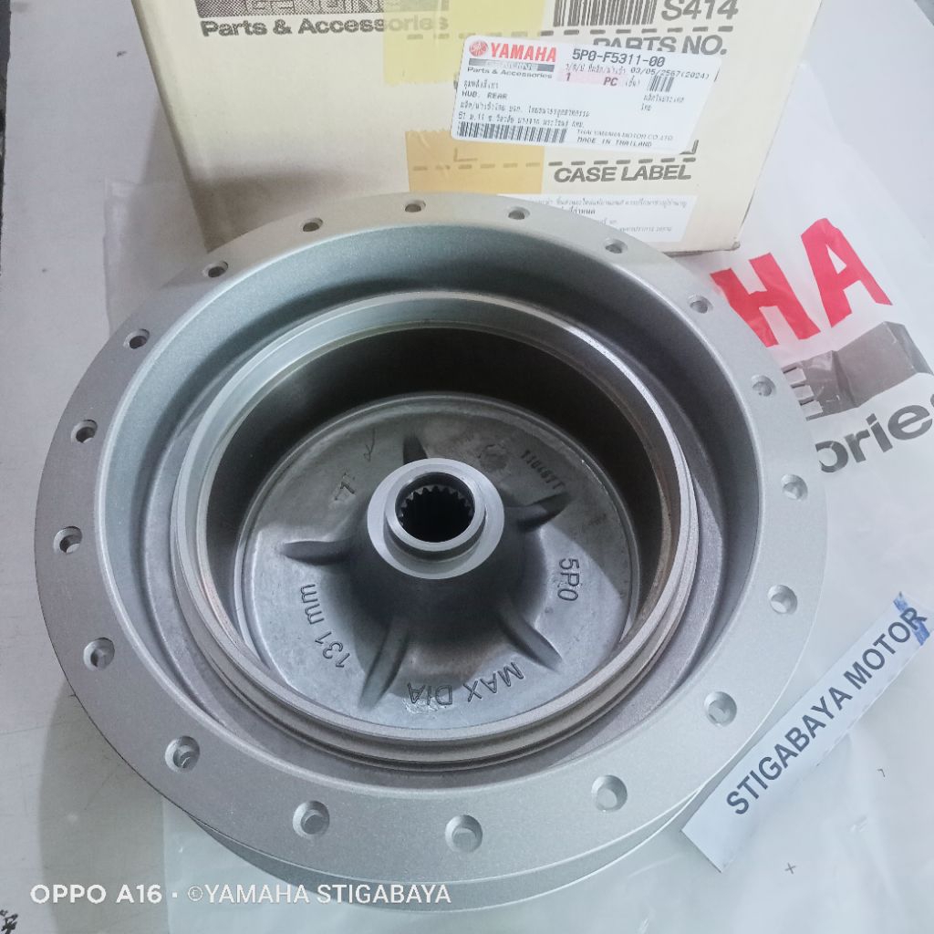 tromol belakang Mio M3 HUB REAR MIO 125 tromol belakang Fino 125 original