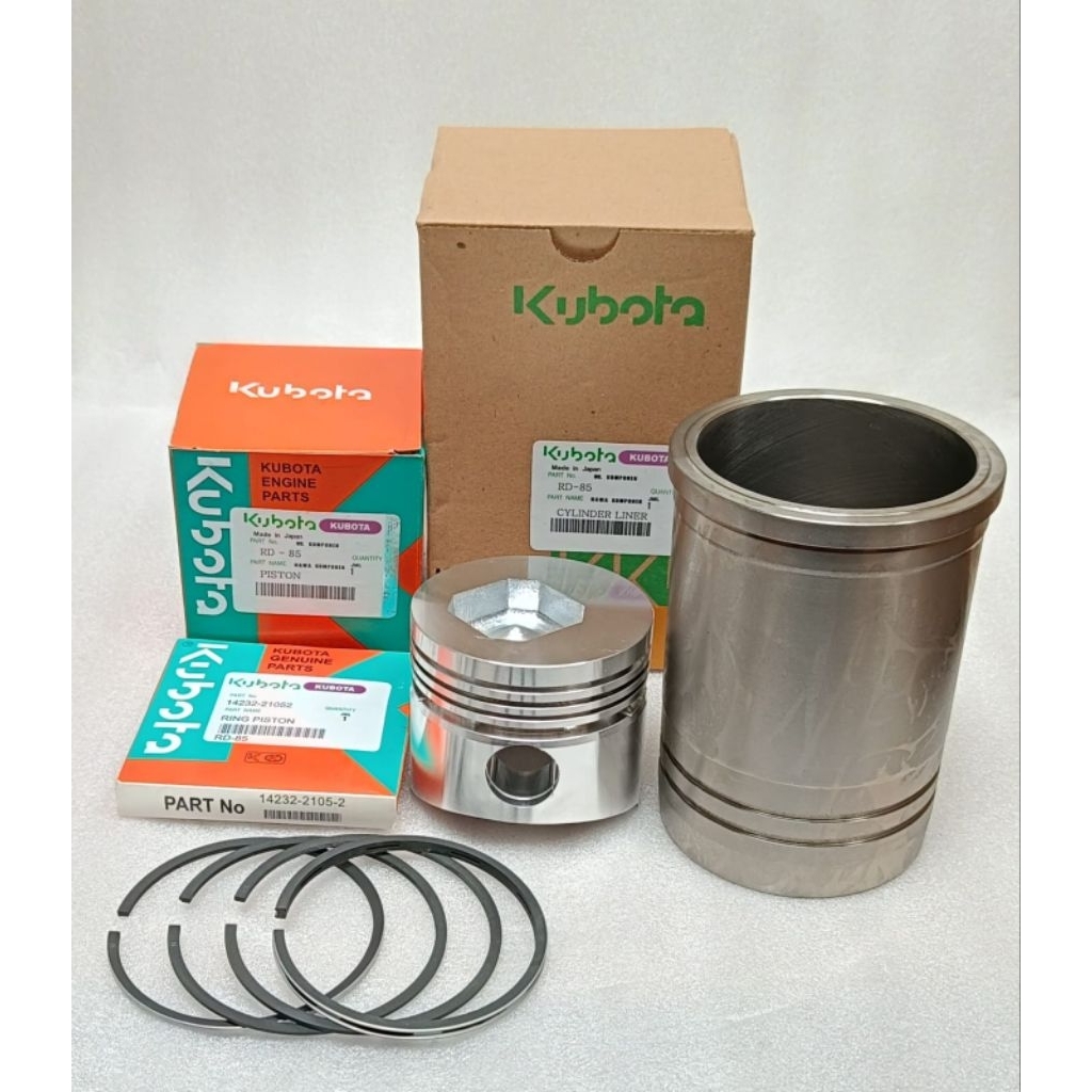 RD85 T ( LINER BORING + PISTON + RING ) KUBOTA DIESEL RD85 T (86mm)