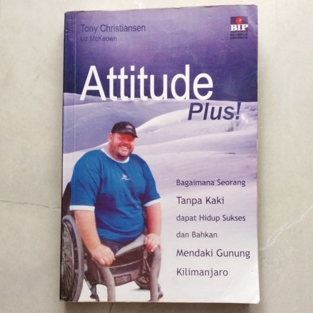 Buku Attitude Plus ( ORI BEKAS ) #Tony Christiansen