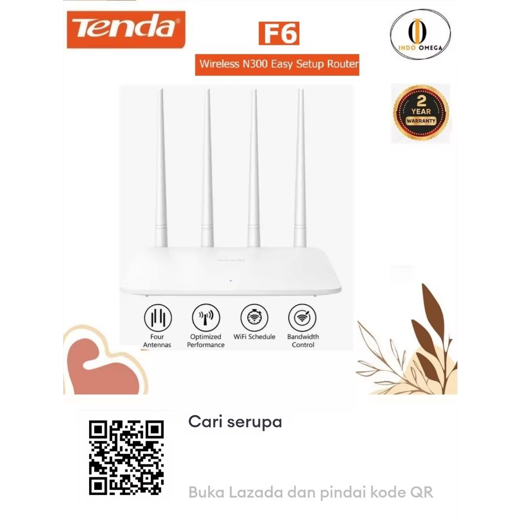 Router Wifi tenda f6