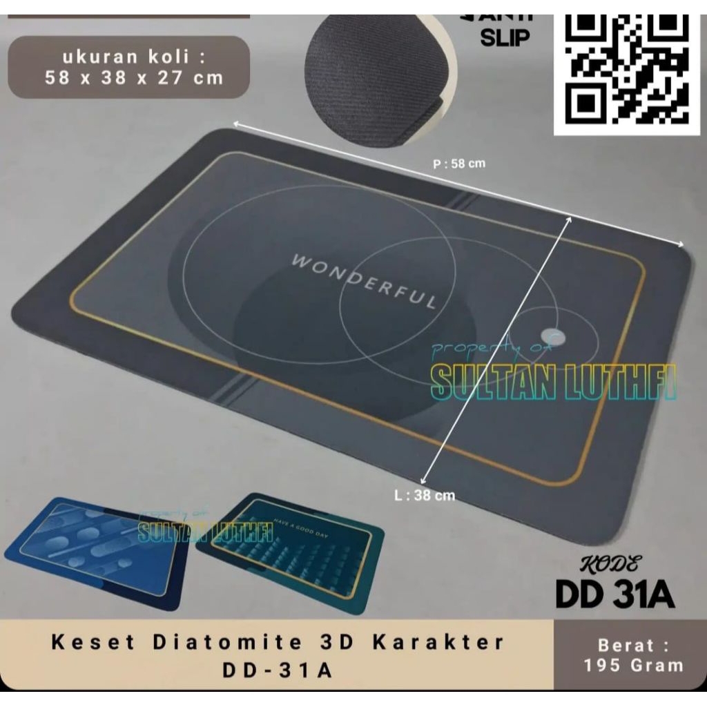 keset diatomite 3d karakter