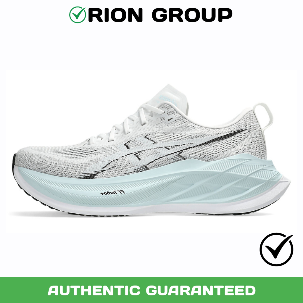 Sepatu Lari / Running Pria Wanita Asics Superblast 2 White Cool Grey Original