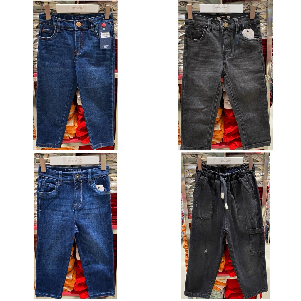 CELANA PANJANG DENIM ANAK LAKI-LAKI ORIGINAL BRAND PITODITO (4-14th) NL’25