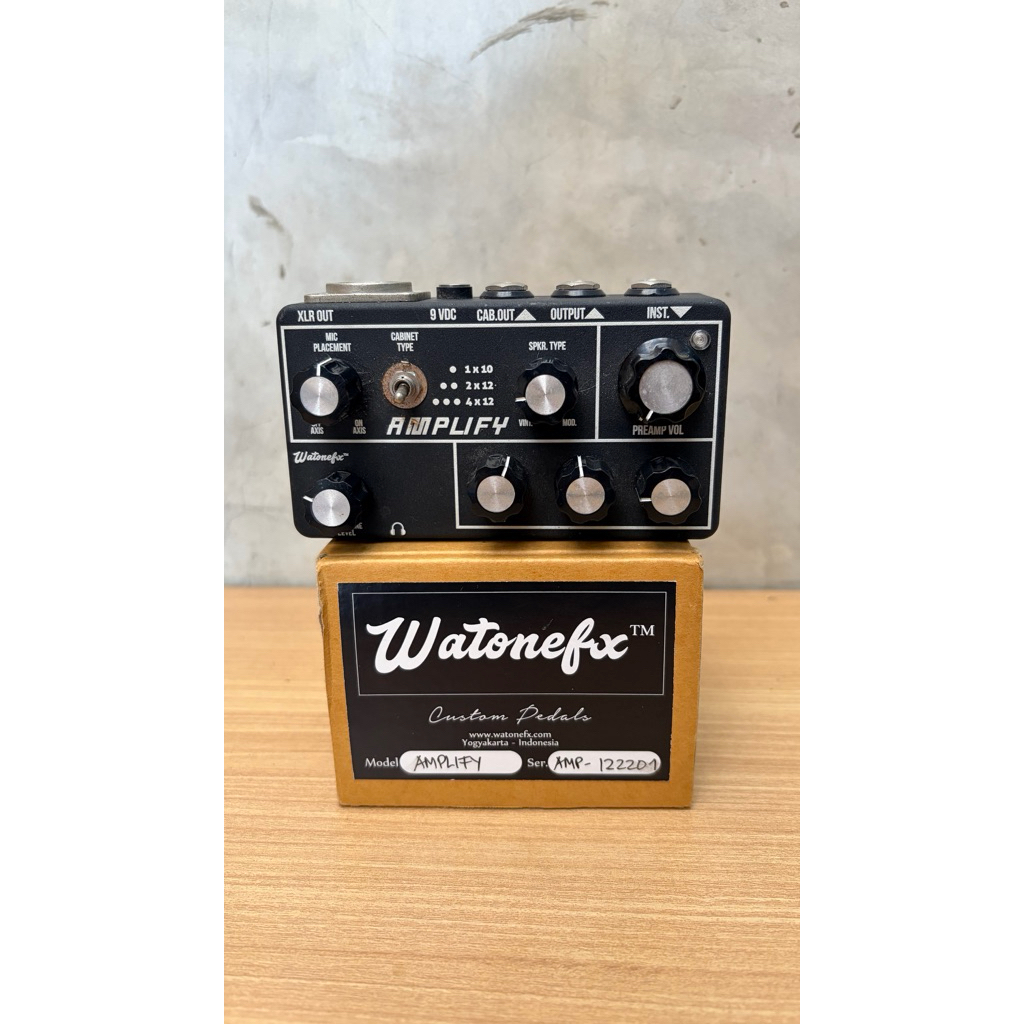 Pedal Efek Gitar Amplify Cabinet Simulator Cabsim by Watonefx