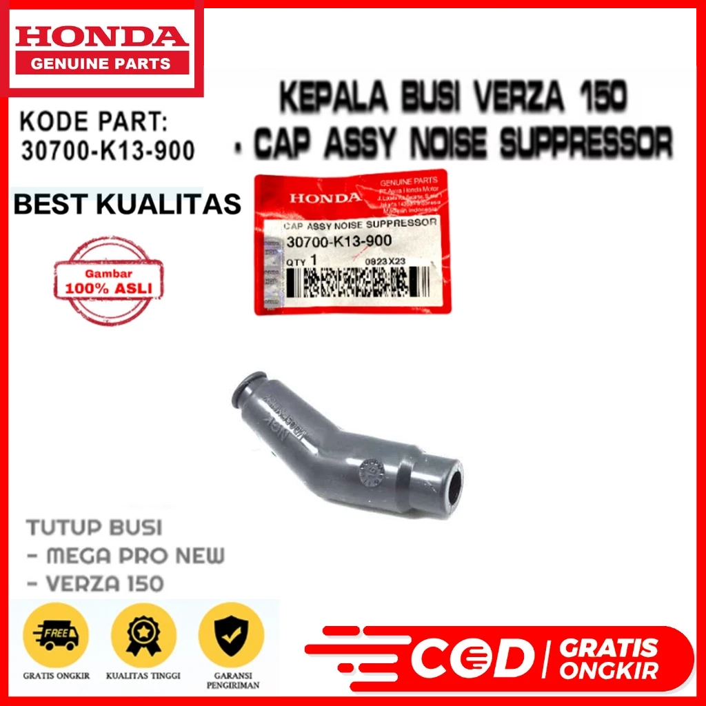 TUTUP BUSI CAP ASSY NOISE SUPPRESSOR CANGKLONG (Kepala Busi) – Honda CRF 150L, CB150 Verza, Verza 15