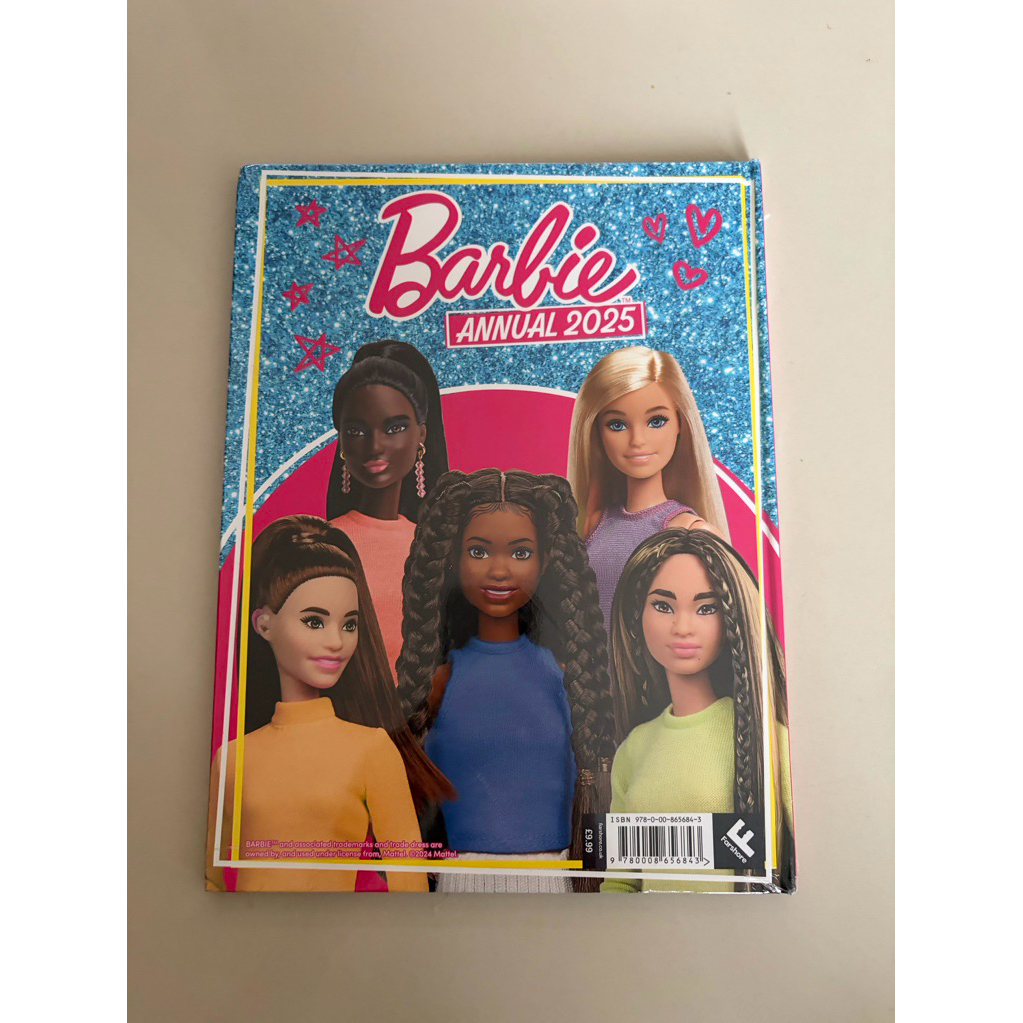 Barbie Annual 2025 Buku Anak Activity Book Bahasa Inggris English BBW