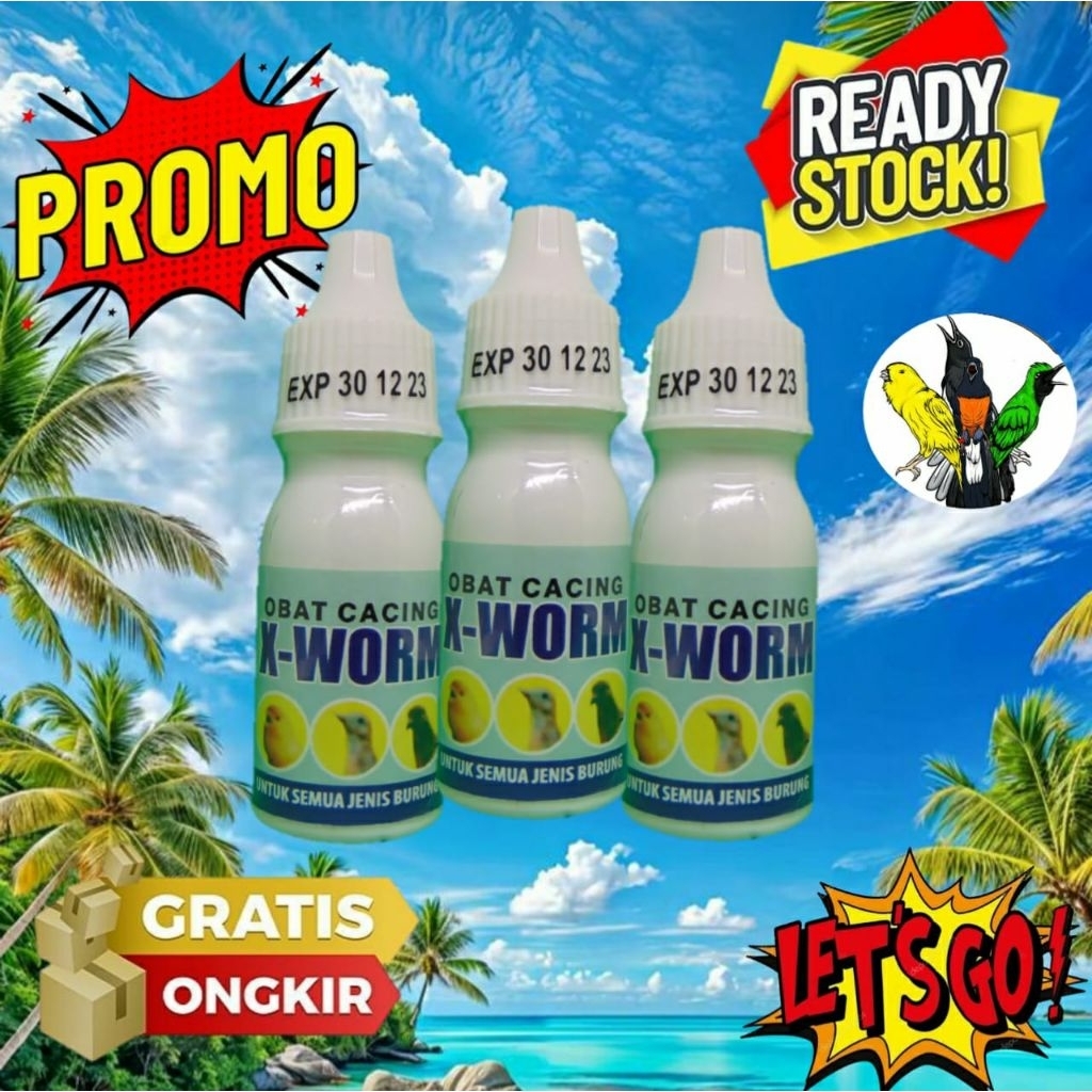 X WORM OBAT BURUNG CACINGAN