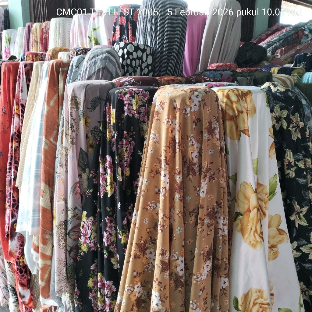 HARGA/0,5 M | BAHAN WOOLPEACH PREMIUM | KAIN WOLFIS PREMIUM GRADE A | KAIN WOLFIS MOTIF BUNGA