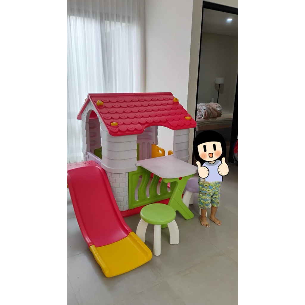 PRELOVED Labeille Playhouse Luxury Dream House with Slide
