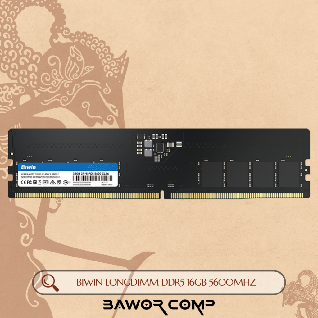 BIWIN Longdimm DDR5 16GB 5600Mhz - Memory Ram 16 GB PC 5600