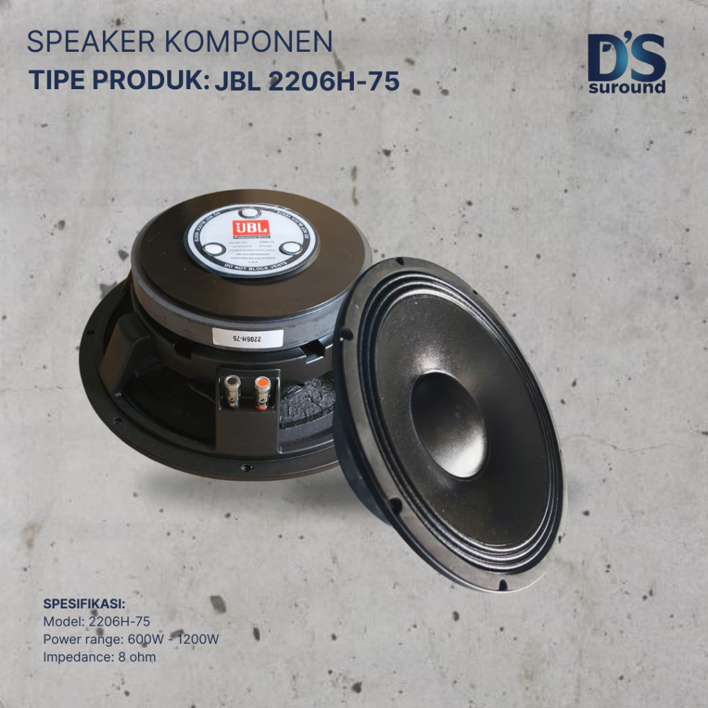 SPEAKER JBL 12 INCH 2206H-75